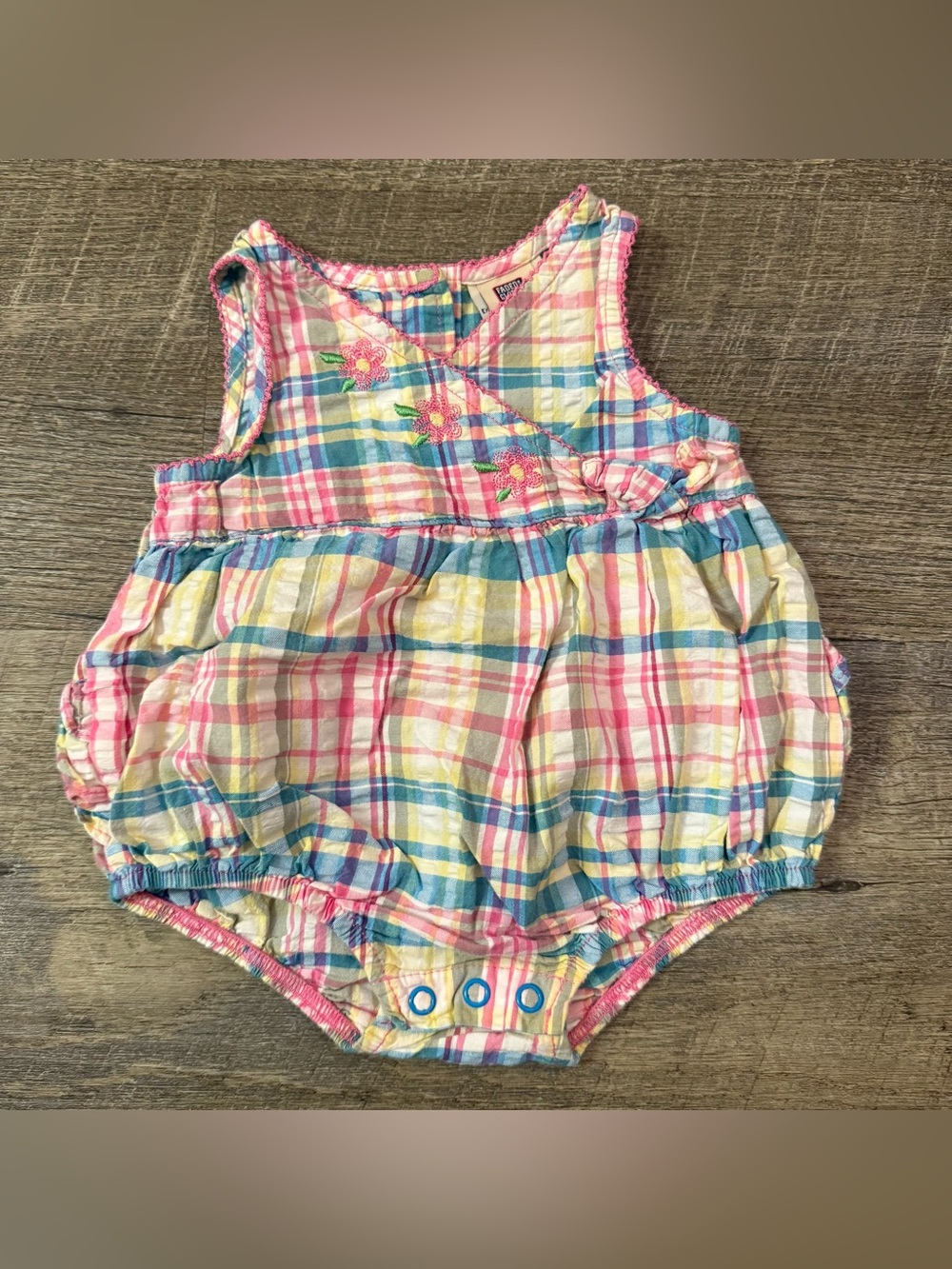 Vintage Faded Glory Bubble Romper